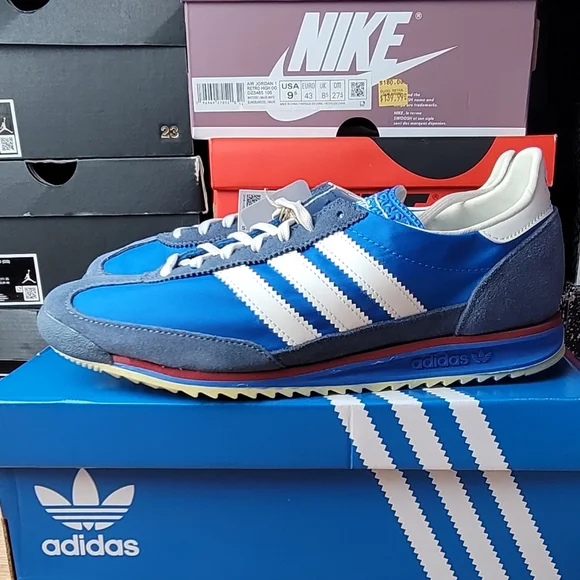 Adidas SL 72 OG W Men's Blue and Gray Sneakers 9 1/2